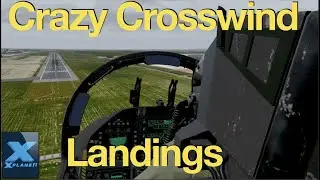 X Plane 11 | Maverick | Crazy Crosswind Landings