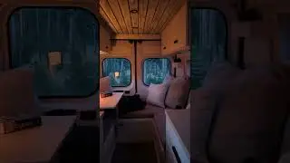 rainy, cozy days in the forest #vanlife