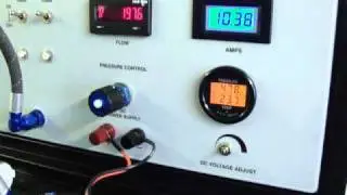 Walbro 255 fuel pump on test rig