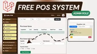 Laravel 11 Coffee POS (FREE Source Code) – Admin Dashboard Demo
