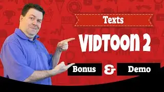 Vidtoon 2 Texts - VidToon Bonus & Demo