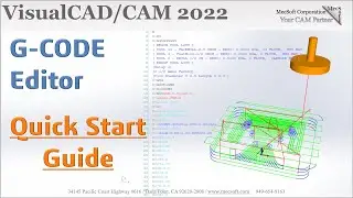 VisualCAD/CAM 2022: G-CODE Editor Quick Start