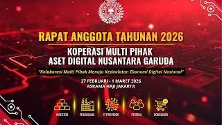Rapat Anggota Tahunan Pertama Koperasi Multi Pihak Aset Digital Nusantara Garuda