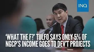 ‘What the F?’ Tulfo says only 5% of NGCP’s income goes to dev’t projects