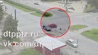 Очередное ДТП на перекрёстке 