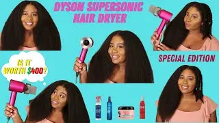 $400! Is it worth it?! | Dyson Supersonic Hair Dryer Review| Special Edition| Shanika Hepburn