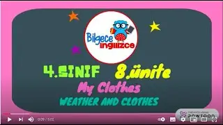 4.SINIF İNGİLİZCE 8.ÜNİTE (MY CLOTHES)