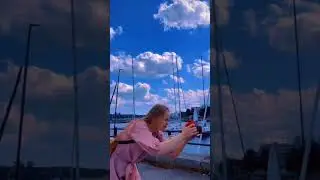 Съемка на парусной яхте.