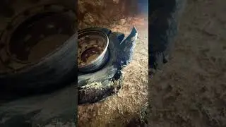 Время 01.00 мы в Малоязе меняем колесо👍