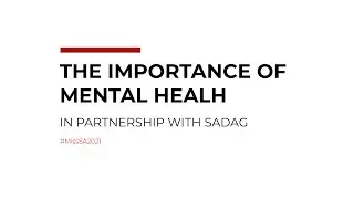 Mental Health and Wellbeing in partnership with SADAG