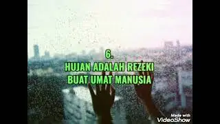 10 FILOSOFI HUJAN UNTUK MEMAKNAI HIDUP