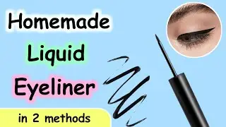 How to make liquid eyeliner at home | Diy liquid eyeliner | Homemade liquid eyeliner
