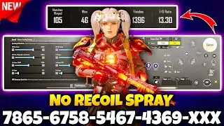 BGMI BEST SENSITIVITY SETTINGS | BGMI SENSITIVITY CODE TODAY | BGMI ZERO RECOIL SENSITIVITY CODE.