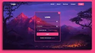 How To Build A Website With Login And Register | HTML CSS & Javascript