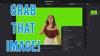 Davinci Resolve - Grab a still image!