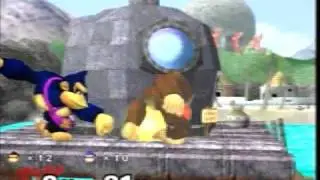 Donkey Kong vs Donkey Kong SSBM Gameplay
