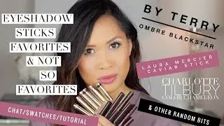 Eyeshadow Sticks Favorites & Not So Favorites I Chat/Swatches/Tutorial I Everyday Edit