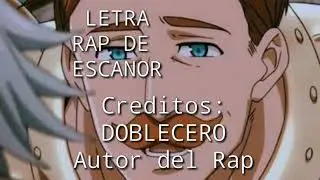 Rap de Escanor - Doblecero |LETRA|
