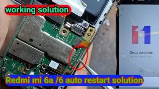 Redmi 6a auto restart problem✅️mi 6a auto restart solution | Redmi 6a 6 restart problem