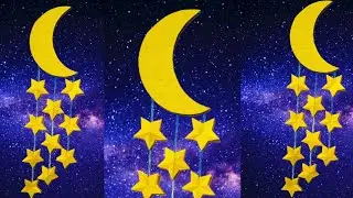 How To Make Moon Star Wall Hanging | Moon & Star Decoration |    Wall Decoration Idea |