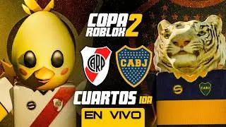 RIVER PLATE x BOCA JUNIORS | CUARTOS DE FINAL | COPA ROBLOX | JOGO DE IDA