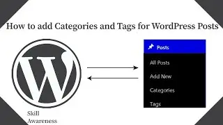 How to add Categories and Tags for WordPress Posts