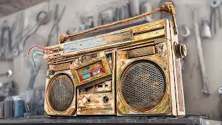 1980 Hitachi | Old Boombox Restoration