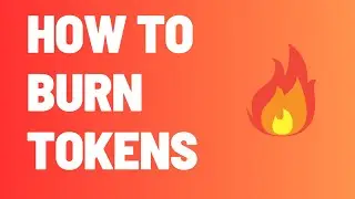 How To Burn Tokens Manually By Sending To The Dead Address On BSC & ETH