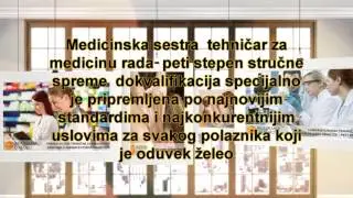 Medicinska sestra   tehničar za medicinu rada