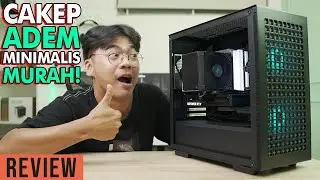 Rakit PC M-ATX AirFlow, Kecil Tapi Gahar! Deepcool CH370, AK500 & DQ1000M-V3L