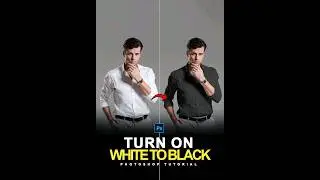 Turn on White into Black Color with Photoshop | Photoshop New Tricks 2024