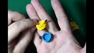 Кастрюля из бисера параллельным плетением