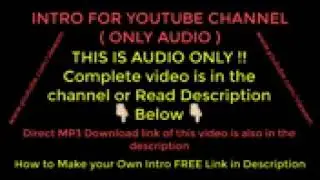 Audio Voice with Download link Subscribe And Hit The Bell Icon