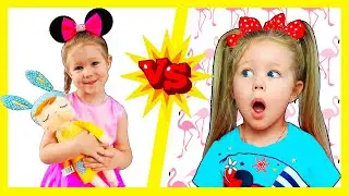 Ева и Nastya показывают хорошее и плохое поведение для детей