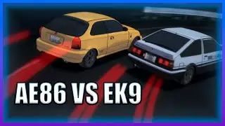 INITIAL D - AE86 VS EK9 (Daiki Ninomiya) [HIGH QUALITY]