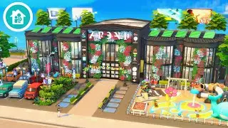 I MADE A FAMILY MALL FOR SAN SEQUOIA | The Sims 4 Growing Together Speed Build