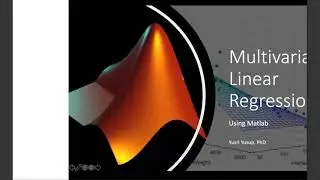 Linear and Multivariable Regression in MATLAB