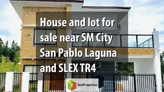House and lot for sale near SM City San Pablo Laguna and SLEX TR4