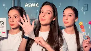 💉 ЛІКАРНЯ СНУ 4: Перевірка зору, слуху та нервової системи / асмр для сну і розслаблення українською
