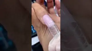 Tutorial with Voiceover: Nails at home with Polygel with Dual Forms Easy Way 