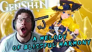 Pro Vocalist REACTS to "A Melody of Blissful Harmony" | Genshin Impact OST Reaction