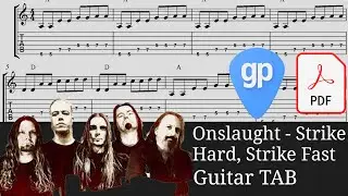 Onslaught - Strike Fast Strike Hard Guitar Tabs [TABS]