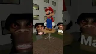 Escape Nextbots My Name Is Aughhhh, Pomni And Mario #gmod