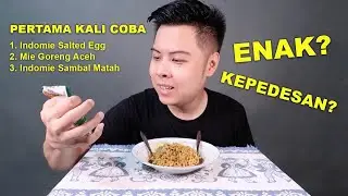 PERTAMA KALI COBAIN INDOMIE ACEH, SALTED EGG DAN SAMBAL MATAH!