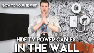 Conceal Those Ugly TV Power Cables In The Wall In 15 Minutes With Echogear