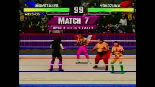 WWF WrestleMania: The Arcade Game - The Undertaker (PS1 CONSOLE Gameplay)