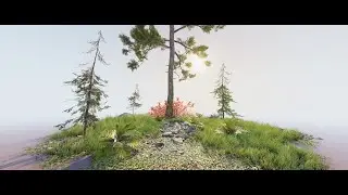 The Vegetation Engine using Book of the Dead assets (Unity Built-in Renderer)