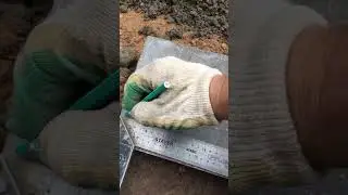 Installation of sidewalk curbs, the whole process 🔨#paving #construction #builder #landscape #work