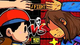 FRISK WENT TO FAR!? Ness Vs Frisk REACTION