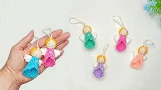🌸The simplest and most original. Watch and do this: Mini crochet ANGELS🌸